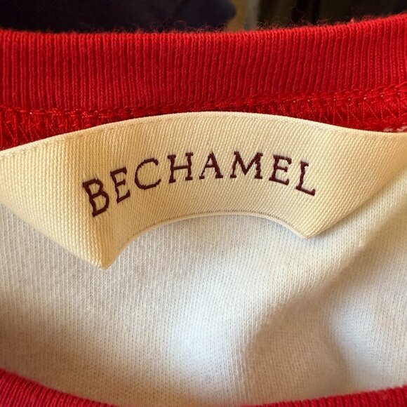 Bechamel Dress Patriotic Red White Blue 4th of July Preppy Sleeveless Sz M - Picture 5 of 7